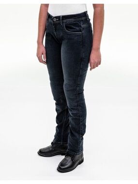 Street & Steel Oakland Woman's Motorcycle Riding Jeans in Blue Size 6